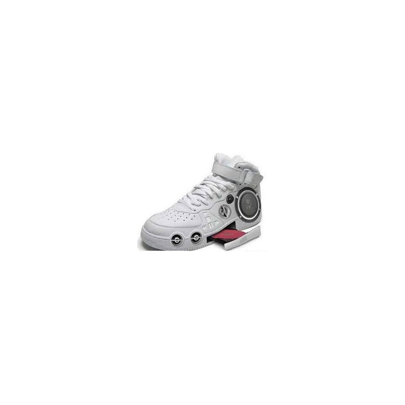 Sneakers BoomBox – Chaussures haut-parleur futuristes avec lecteur intégré